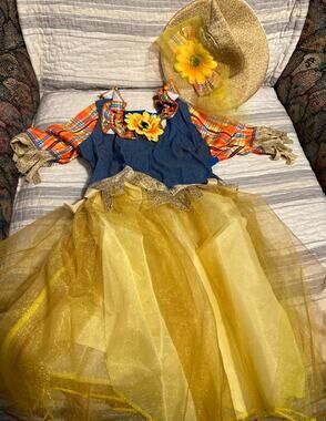 Halloween Imagination Play Rubies Opus Sweet Scarecrow Costume Sz Small 3-4